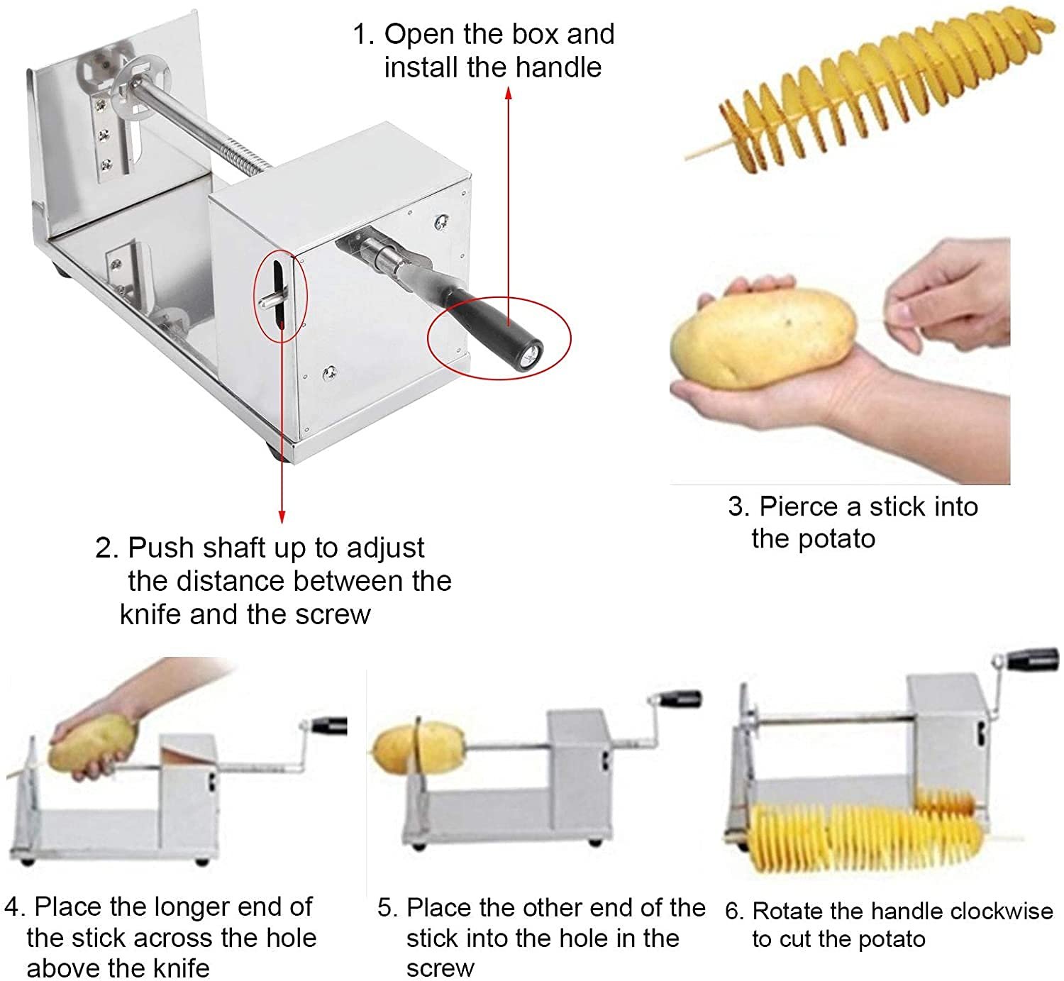 STEEL POTATO SLICER 13