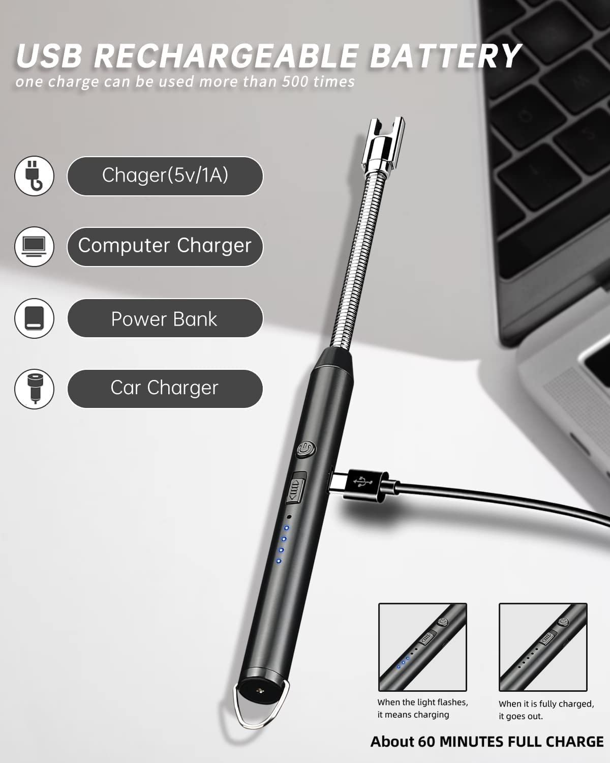 USB GAS LIGHTER WITH CABLE 4