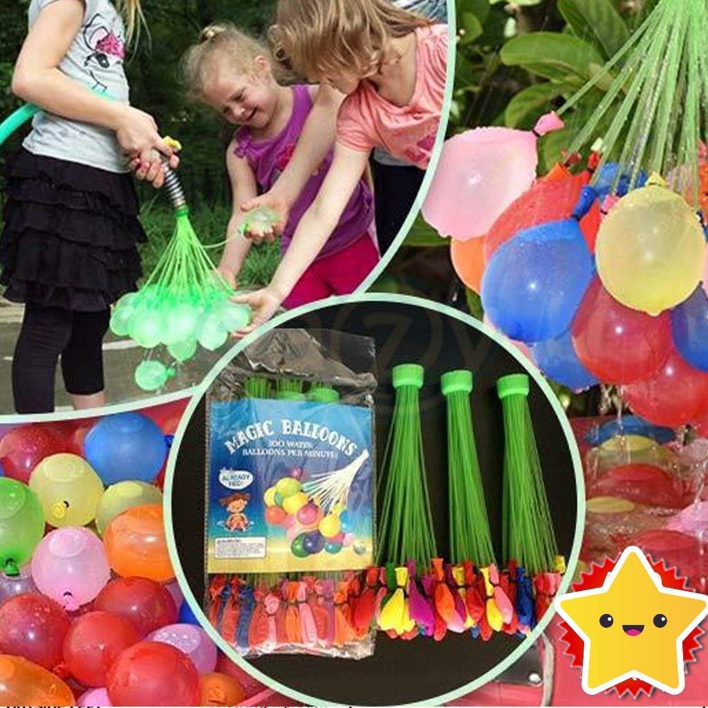 Water Balloons for Holi - Multicolour (Pack of 3(111 Balloons) ) 3