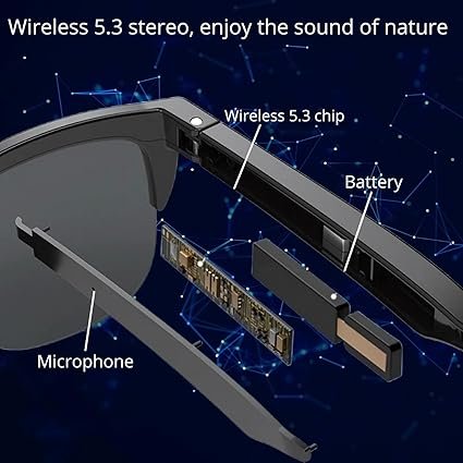 Wireless Bluetooth Sun Glasses google 5